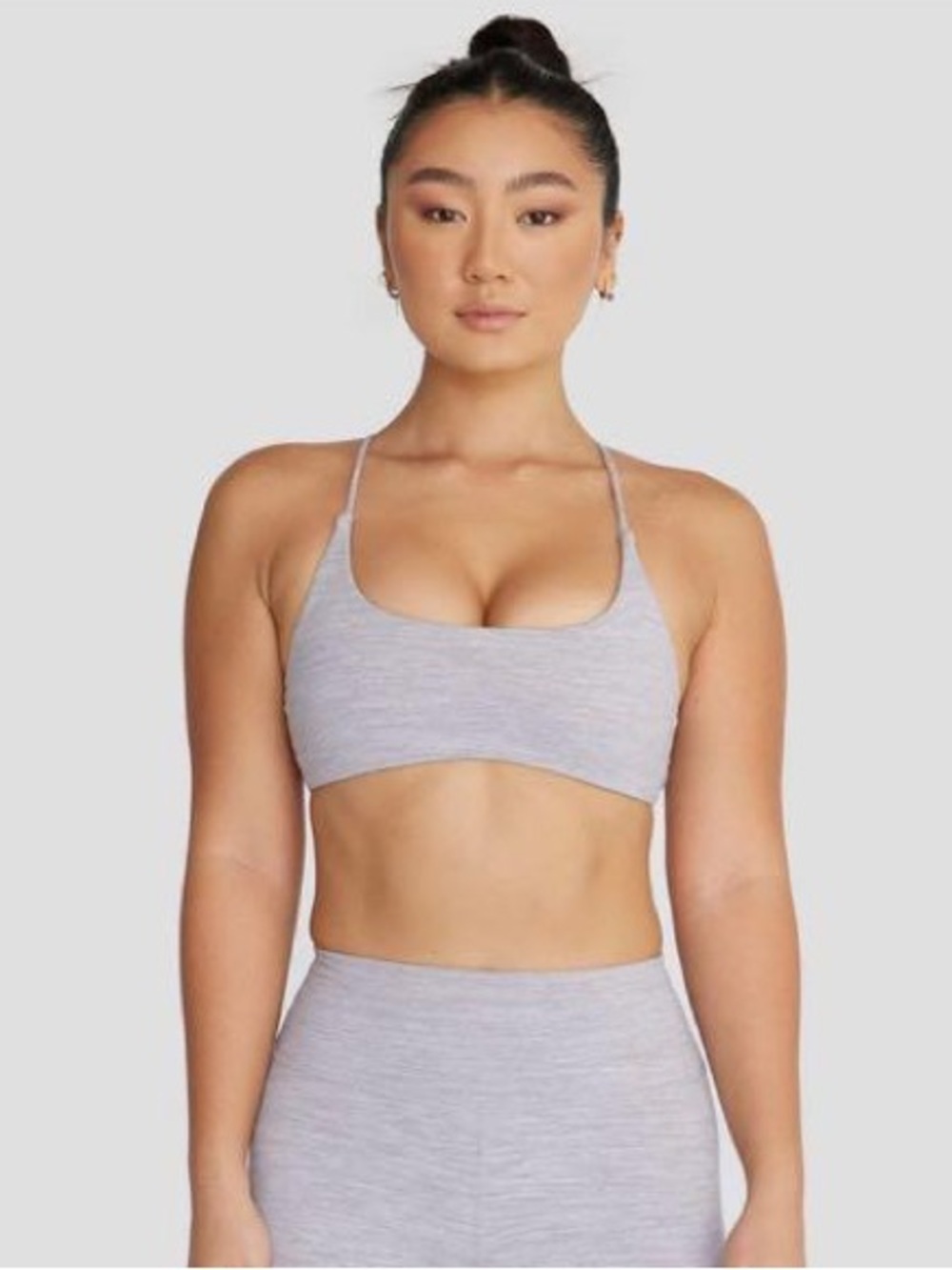 🐰 CSB (Crop Shop Boutique) | Serenity Lexi Crop in Light Grey Marl (XS) 🐰